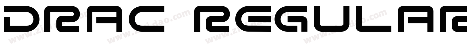 Drac Regular字体转换